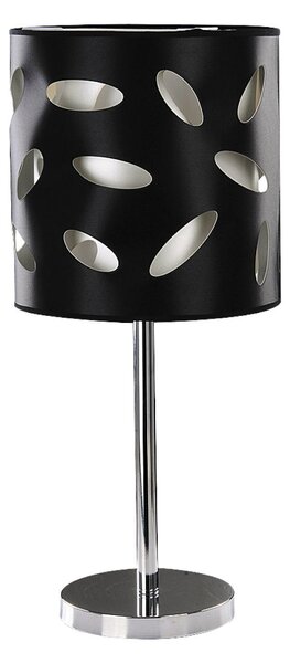 Lampada da tavolo nera alta 66,5 cm E27 Lampada da comodino