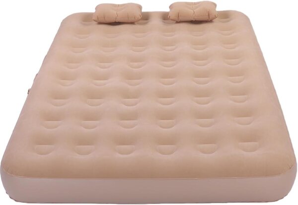 Materasso gonfiabile autogonfiante - Letto gonfiabile per ospiti - Ideale per campeggio e soggiorni - Con pompa integrata - Modello a due posti - Colore blu