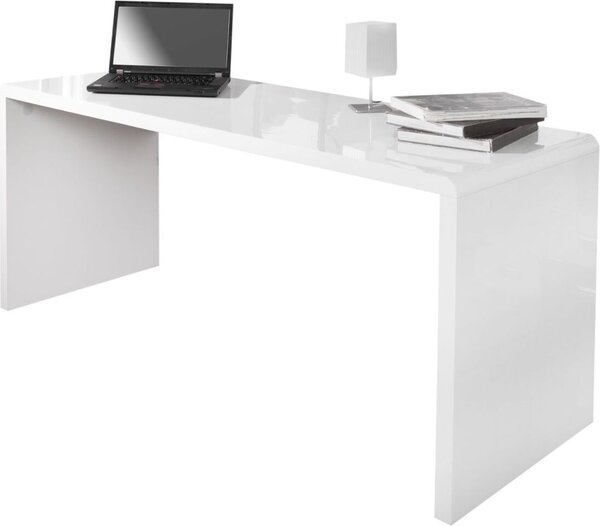 Scrivania Scrivania per PC Scrivania da lavoro Bianca160 x 75 x 60 cm Moderna stretta