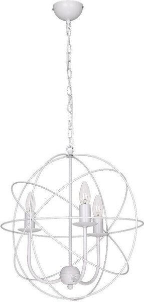 Lampada a sospensione decorativa (profondità fino a: 1m, a 3 luci, rustica, in bianco) luce di casa di campagna luce a sospensione lampada a sospensione lampada a sospensione