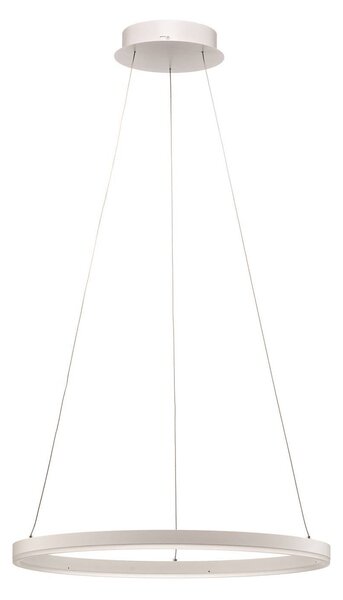 Arcchio LED a sospensione Albiona, bianco, 1 anello, Ø 60 cm