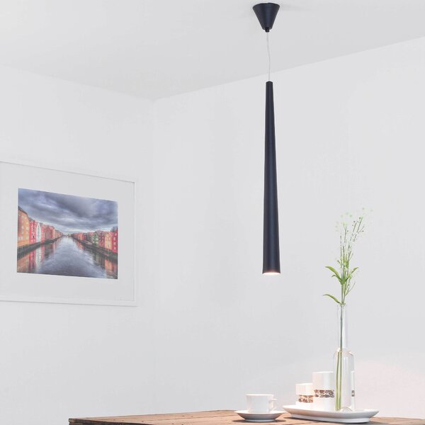 Lampada a sospensione moderna "Quebeck" in metallo nero a 3 luci soggiorno sala da pranzo tavolo da pranzo