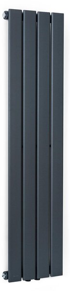 Blumfeldt Scaldasalviette Elettrico Bagno, Termoarredo Elettrico Bagno con Termostato, Radiatore ad Acqua Verticale da 380 W, Termosifone Silenzioso a Basso Consumo, Termosifone a Parete Efficiente