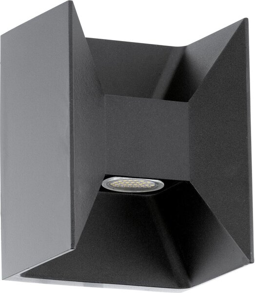 Lampada da esterno a parete LED antracite IP44 3000 K 360 lm alluminio moderna luce a parete cortile esterno patio