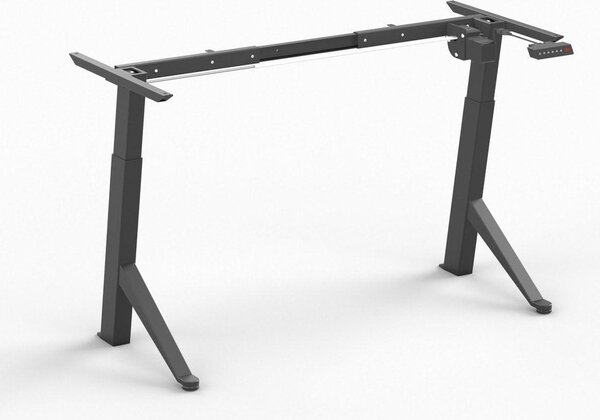 Telaio regolabile per scrivania da seduta elettrica - Struttura regolabile per scrivania - Postazione di lavoro ergonomica - Display con memoria - Altezza regolabile da 70 a 115 cm - Colore: nero