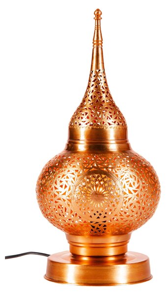 Lampada Orientale Lampada da Tavolo Ottone Salotto Illuminazione
