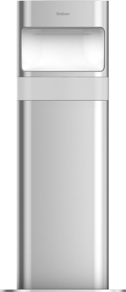 Theben theLeda D B AL - Paletto luminoso a LED (corto) con rilevatore di movimento, 8,5 Watt