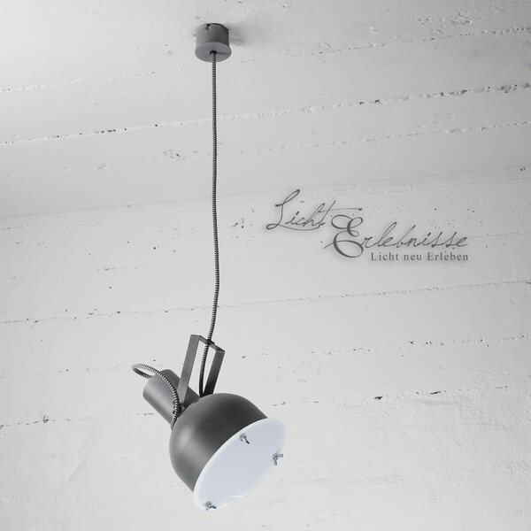 Lampada a sospensione VintageIndustrial "Industriale" in zinco metallo vetro a sospensione soggiorno tavolo da pranzo