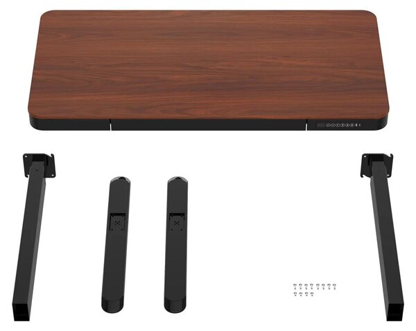 Activejet ET119S-CZ/O 120x60, nero, noce, 45 kg, 725 - 1225 mm, legno, forma rettangolare, acciaio
