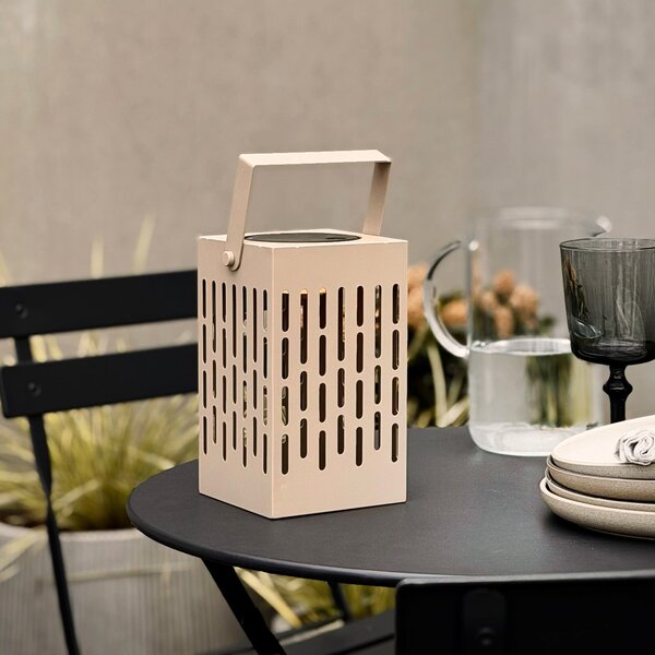 Lampade da esterno Dyberg Larsen, Luma, dimmerabile, Beige, Metallo, Moderno