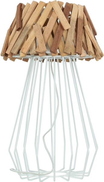 Lampada da tavolo driftwood in metallo 58 cm E27 comodino lampada da tavolo soggiorno