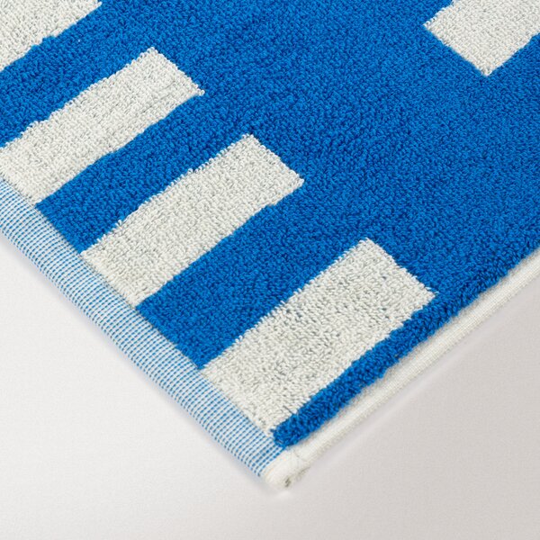 Telo Mare 100X180 Stripes BLUE Cotone Caleffi