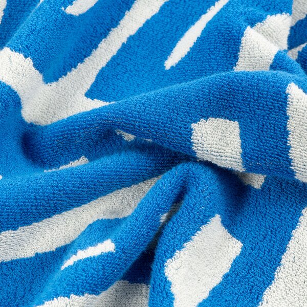 Telo Mare 100X180 Stripes BLUE Cotone Caleffi