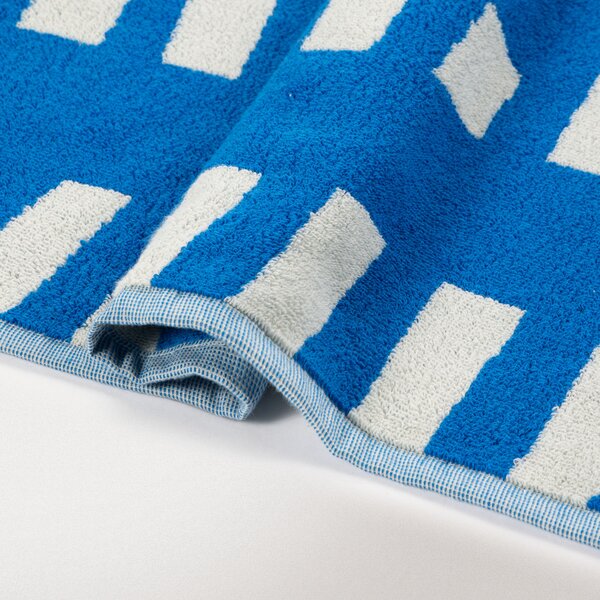 Telo Mare 100X180 Stripes BLUE Cotone Caleffi