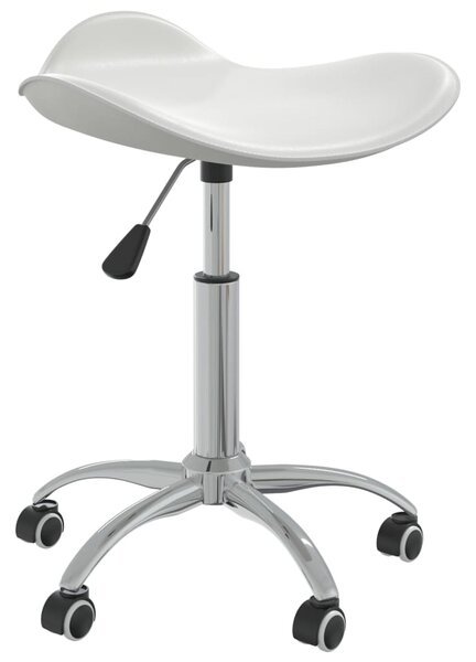 VidaXL Sedia da ufficio in Pelle finta bianca