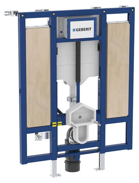 Geberit Duofix, élément pour WC suspendu, 112 cm, avec chasse d'eau à encastrer Sigma 12 cm, sans obstacle, WC réglable en hauteur, 111.904.00.6, 111.904.00.6