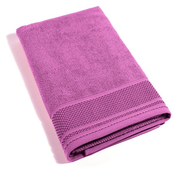 Telo Bagno In Cotone Gim CM. 90X140 Spugnissima Tinta Unita Azalea Caleffi