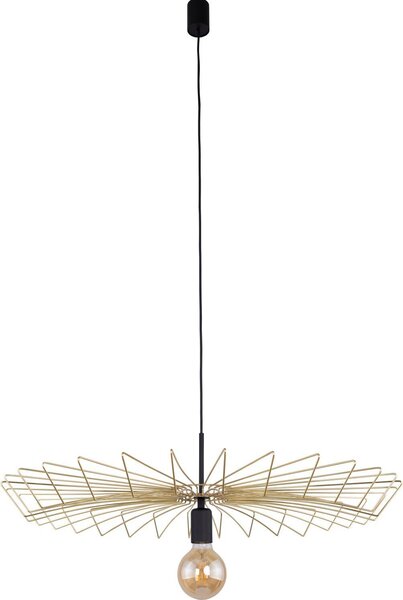 Lampada a sospensione in metallo Ø 78,5 cm in oro per E27 lampada a sospensione sala da pranzo lampada a sospensione soggiorno