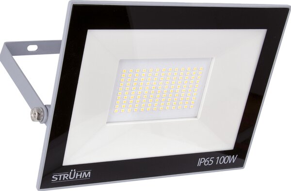 Lampada da parete a LED per esterni in alluminio vetro IP65 larga 26,9 cm grigio bianco angolare 6200 K bianco luce diurna 8380 lm