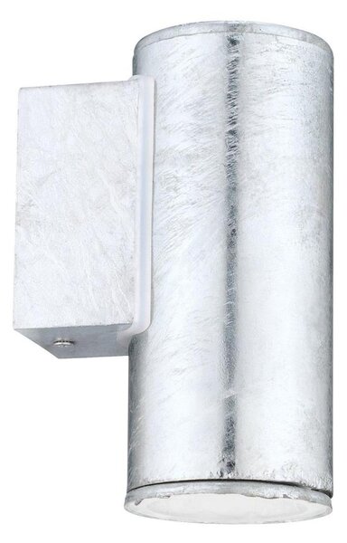 Eglo 30908 - Lampada da parete LED per esterni RIGA 1xGU10/2,8W/230V IP44 argento
