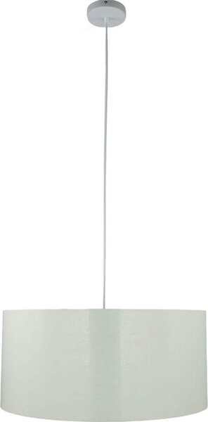 Accogliente lampada a sospensione AMARA crema oro in tessuto rotondo Ø55cm look velluto camera da letto soggiorno lampada a sospensione