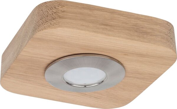 Plafoniera LED in metallo naturale 3000 K 300 lm Plafoniera moderna