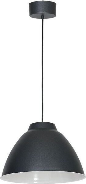 Lampada a sospensione Loft "Works 2" lampada a sospensione in metallo grigio scuro soggiorno sala da pranzo tavolo da pranzo