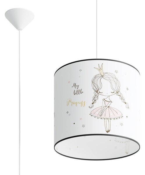 Lampada a sospensione PRINCESS 30 1xE27 15W PVC 95x30x30cm Sollux Lighting