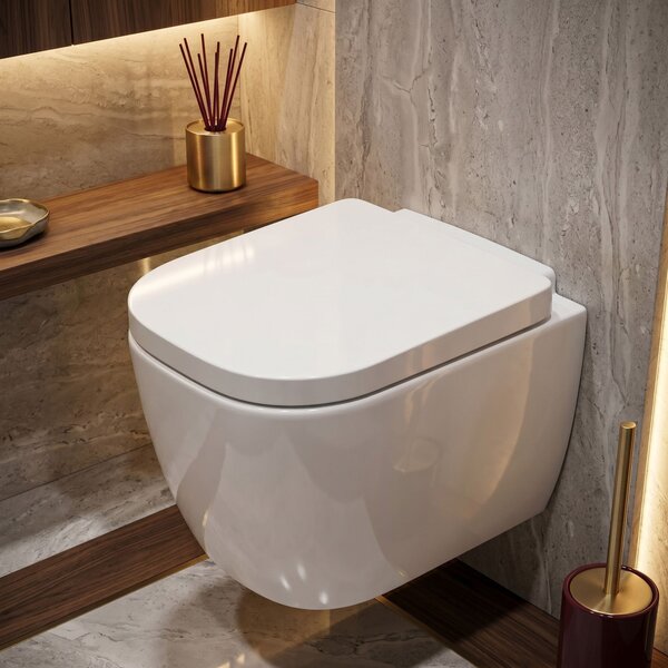 Vaso WC sospeso Rea Cubik Mini Tornado