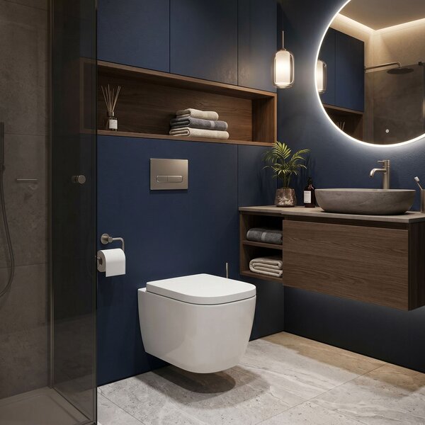 Vaso WC sospeso Rea Cubik Mini Tornado