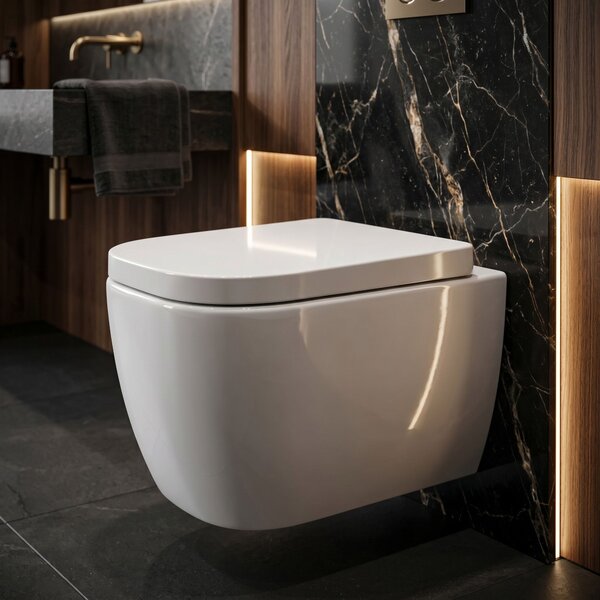 Vaso WC sospeso Rea Cubik Mini Tornado