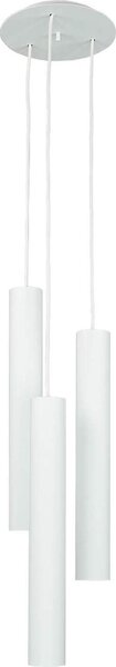 Lampada a sospensione a 3 luci GU10 bianco regolabile soggiorno sala da pranzo cucina