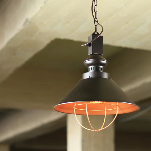 Lampada a sospensione VintageIndustrie "Industrie" marrone in metallo ramato Lampada a sospensione soggiorno tavolo da pranzo
