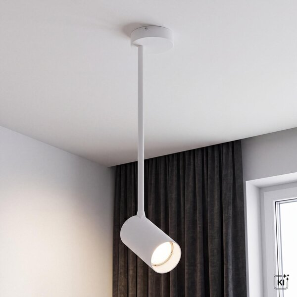 Plafoniera GU10 Bianco Metallo Moderna Lampada da soffitto