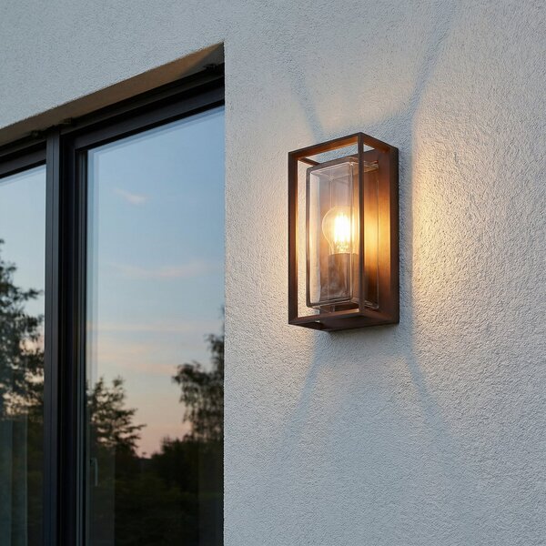 Lampade da esterno Arcchio, Ismera, dimmerabile, Marrone / Ruggine, Balcone, Alluminio, Moderno