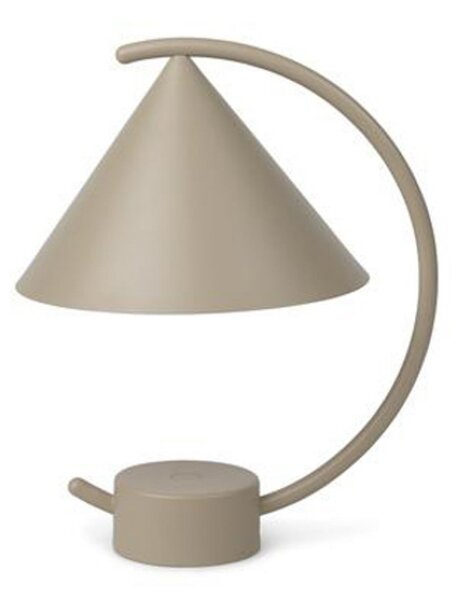 Lampade da tavolo ferm LIVING, Meridian, dimmerabile, Beige, Soggiorno, Metallo, Design
