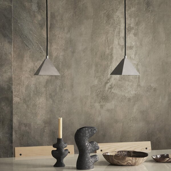 Lampada a sospensione ferm LIVING, Kare, dimmerabile, Metallizzato, Soggiorno, Acciaio inossidabile, Design