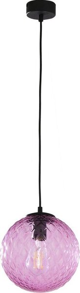 Lampada a sospensione a sfera rosa Ø 21 cm E27 vetro decorativo luce a sospensione cucina sala da pranzo