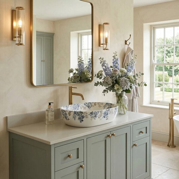Lavabo da appoggio Rea Veronica Shiny