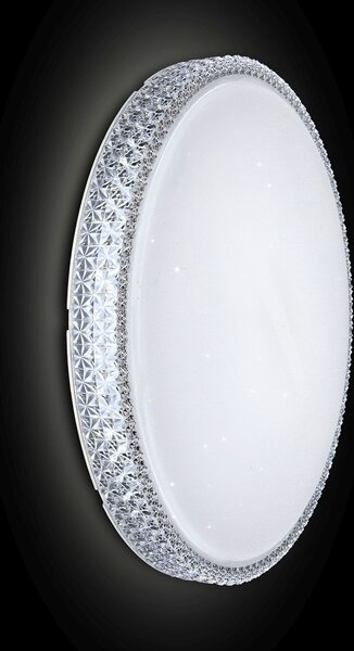 Plafoniera LED in metallo rotonda Ø 40 cm Bianco 4000 K bianco neutro 1920 lm Plafoniera moderna