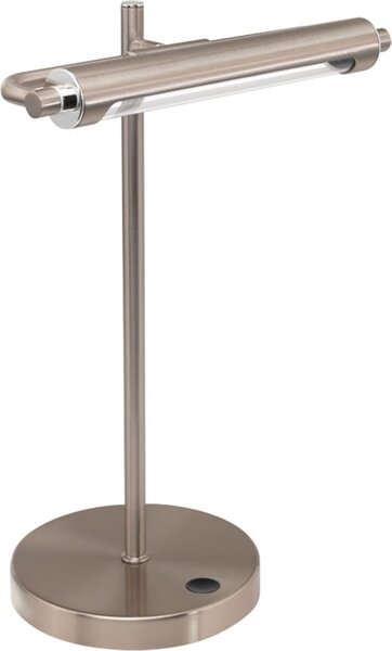 Lampada da tavolo LED Casamarte con interruttore a sfioramento nichel opaco Eglo 97913