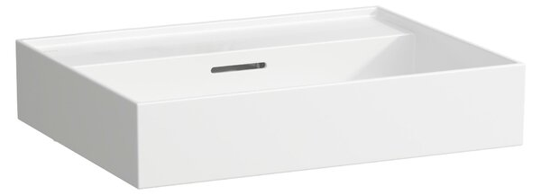 LAUFEN Kartell lavabo à encastrer, sans trou pour robinet, avec trop-plein, 600x460mm, H8103330001091, H8103330001091