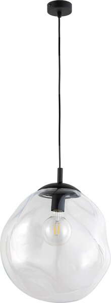 Lampada a sospensione in vetro Ø 40 cm paralume a sfera regolabile E27 lampada a sospensione sala da pranzo soggiorno