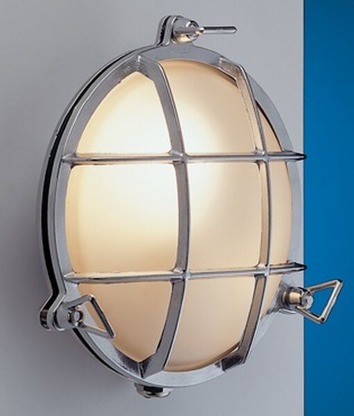 Lampada da parete a LED per esterni IP54 vetro vero ottone 3000 K 898 lm lampada da parete marittima casa terrazza esterna