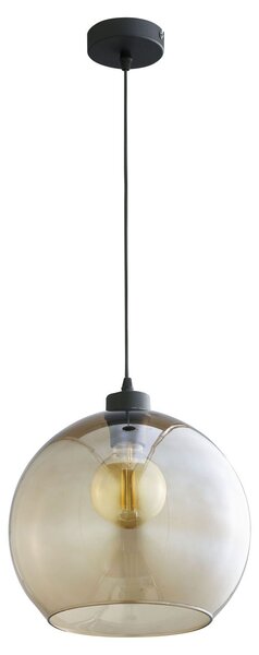 Lampada a sospensione sfera in vetro fumé Ø 30 cm rotonda E27 luce a sospensione cucina tavolo da pranzo soggiorno