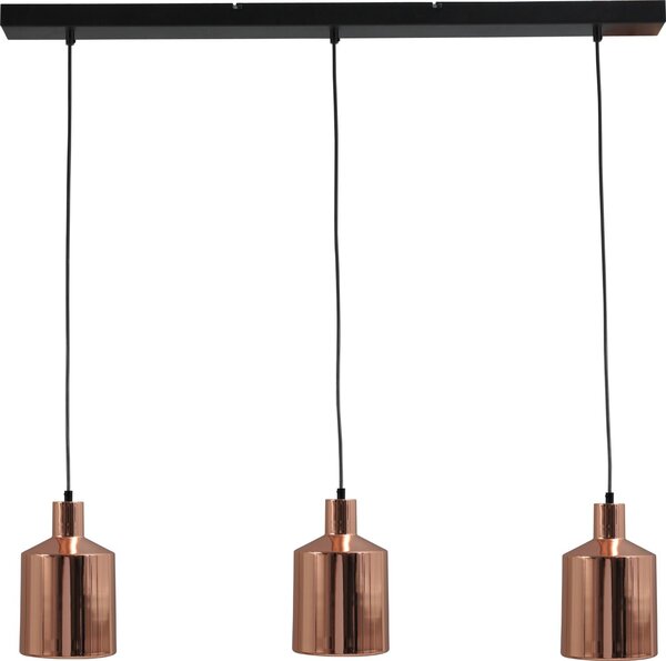 Lampada a sospensione 3 luci rame nero metallo vintage lampada a sospensione tavolo da pranzo