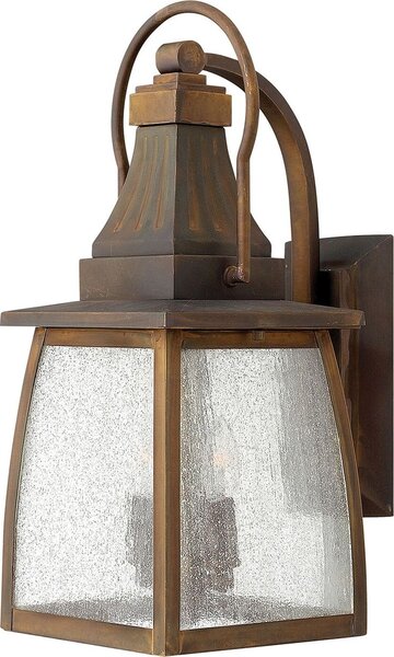 Lampada da parete per esterni E14 IP23 giardino terrazza vetro vero ottone lampada da esterno marittima parete