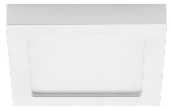 Prios Plafoniera LED Alette, bianca, 22,7 cm, 18W, dimmerabile