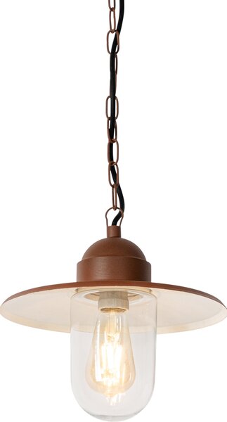 Lampada da esterno moderna color ruggine IP44 Kansas