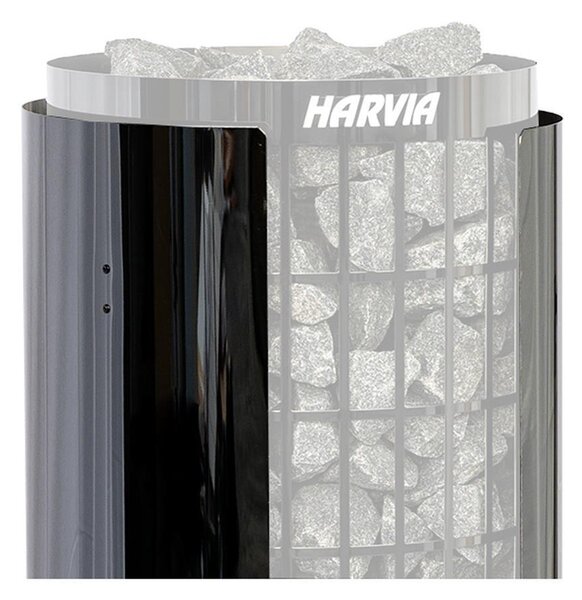 Harvia HPC11M Copertura protettiva nera per Harvia Cilindro